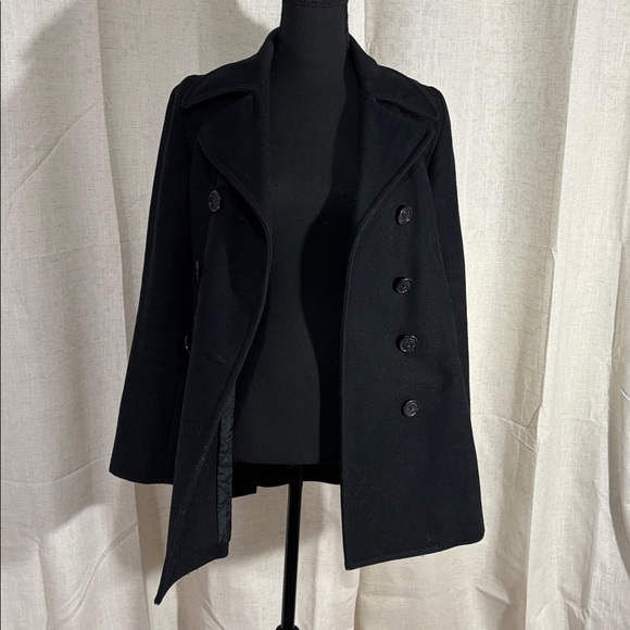 J. Crew Women's Black Peacoat - Picture 4 of 11